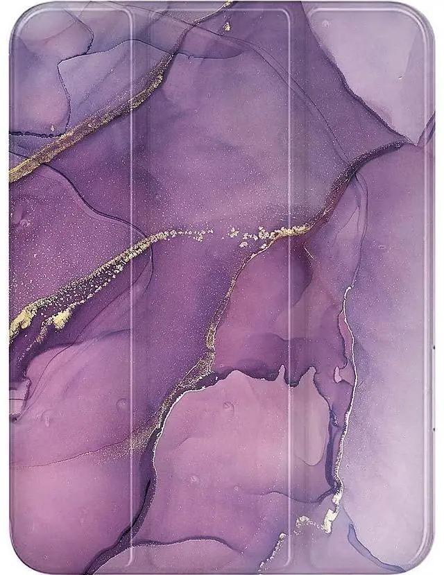Alt view image 2 of 5 - Sahara - Folio Case for iPad mini (A17 Pro) and iPad mini (6th Generation 2021), Purple Marble, (TB00050)