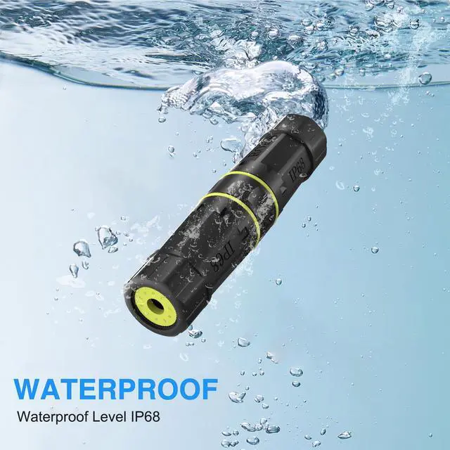 Alt view image 3 of 5 - ZUZONG IP68 Waterproof Cat7 RJ45 Coupler, 10GB Shielded Pure Copper Ethernet Connector for Starlink/Cat5/Cat6/Cat6A/Cat7/Cat8 Cable (2 PCS Female)