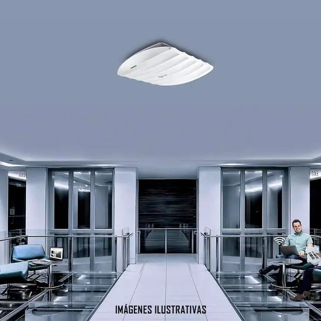 Alt view image 5 of 5 - TP-Link EAP225 Point d'Accès Wi-Fi Double Bande AC 1350Mbps PoE Gigabit - Plafonnier (300Mbps en 2.4GHz + 867Mbps en 5GHz, 1 port Gigabit, Support PoE)