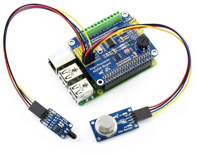 Alt view image 5 of 5 - Waveshare AD/DA Expansion Allows You to Add High-Precision AD/DA Functions Compatible with Raspberry Pi 5/4B/3B/Zero/Zero W/Zero 2W/Pico/Pico W/Pico WH and Jetson Nano