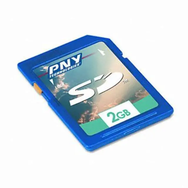 Main image of PNY Optima 2GB SD Class 4 Flash Memory Card P-SD2GB-EF