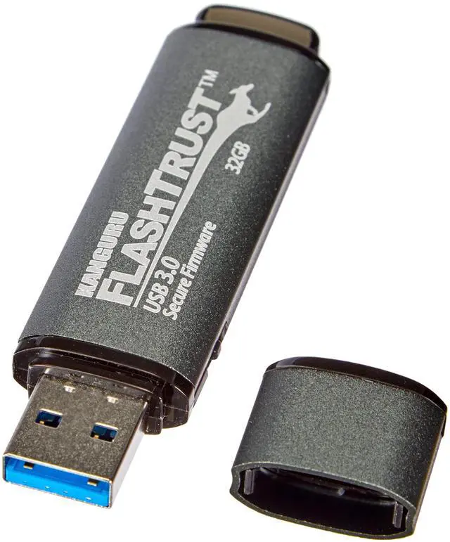 Main image of Kanguru Flash Trust  32GB Secure Firmware Flash Drive  Write Protect Switch  SuperSpeed USB 3.0