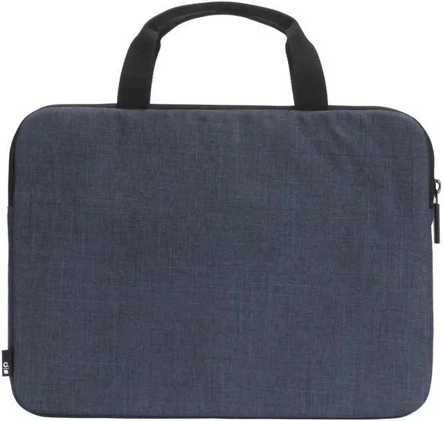 Alt view image 2 of 5 - Incase Carry Zip Brief for 13 inch Laptops  Sleek, Lightweight Protective Bag with Dual-Weave Polyester, Webbing Carry Handles  Stylish and Durable Laptop Sleeve/Case for Work & Travel - Navy