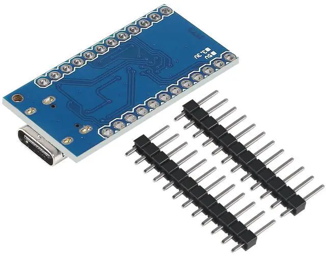 Alt view image 5 of 5 - AITRIP 6PCS Pro Micro ATmega32U4 5V 16MHz Type-C Development Module Board with 2 Row pin Header Compatible arduino Leonardo Replace ATmega328 Pro Mini