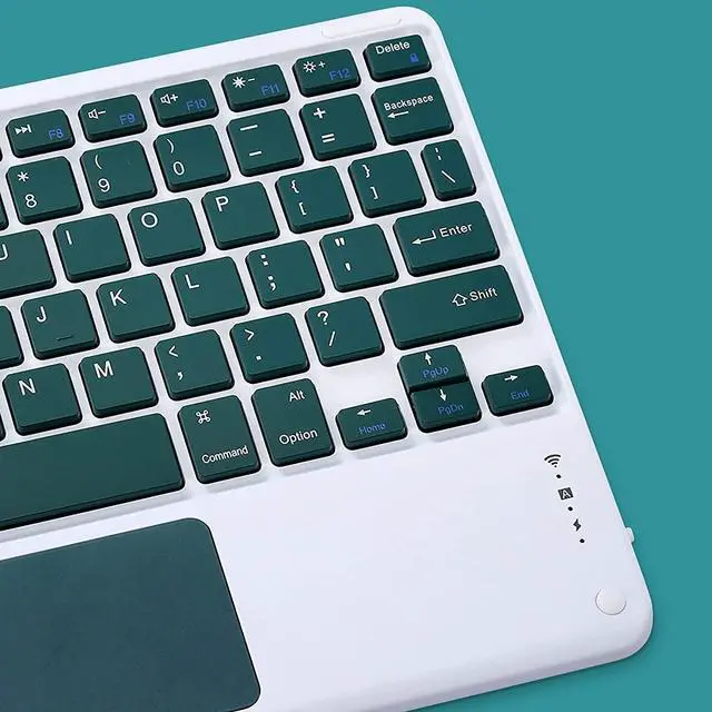 Alt view image 5 of 5 - Aidashine Keyboard Case for Lenovo Tab M11 11 Inch 2024 (TB330FU/TB330XU), 7 Color Backlit, Detachable Bluetooth Keyboard with Touchpad, Bluetooth Mouse,Deep gree