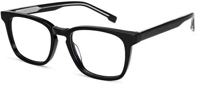 Main image of Dollger Blue Light Blocking Glasses For Woman Men Square Rectangle Computer BlueLight Glasses Non-Prescription Glasses Black