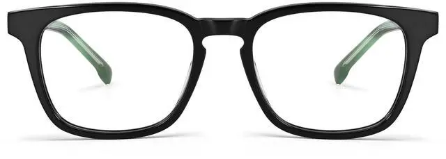 Alt view image 2 of 5 - Dollger Blue Light Blocking Glasses For Woman Men Square Rectangle Computer BlueLight Glasses Non-Prescription Glasses Black