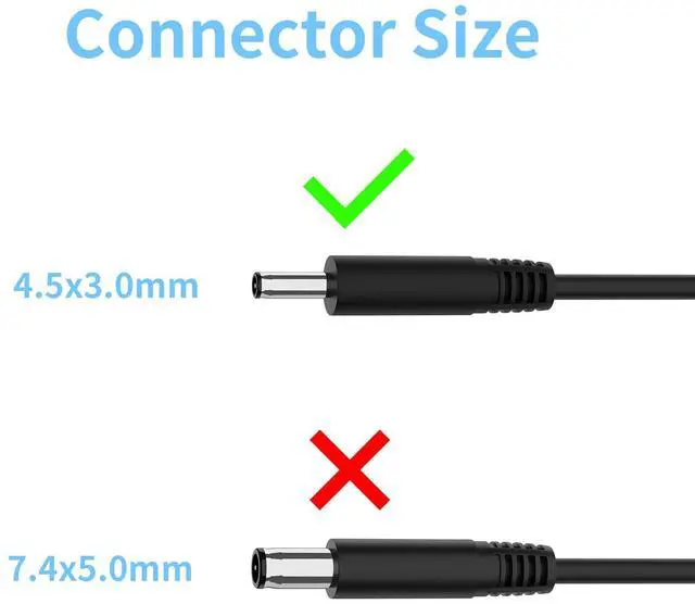Alt view image 2 of 5 - GERVGHS 130W AC Charger Compatible with Dell Inspiron 14 16 7420 7620 7610 7706 7791 7590 3280 5490 P107F001 Precision 5510 5520 5530 5540 M3800 Power Cord