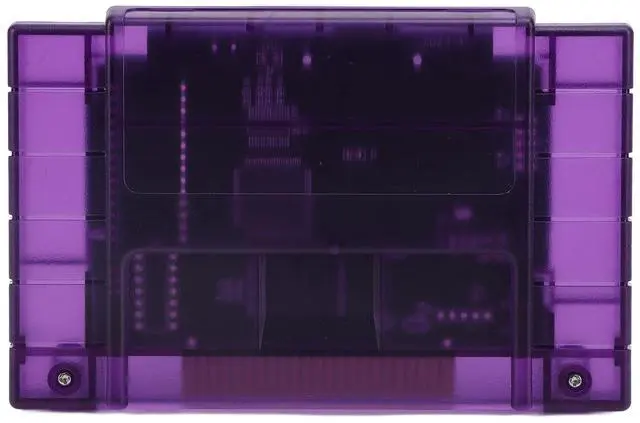 Main image of Video Games Memory Card for SFC Game Console, 3000 in 1 Game Flash Memory Card, with 8GB Memory Card, Game Cartridge Expansion Card for SNES SFC (Violet Transparent)