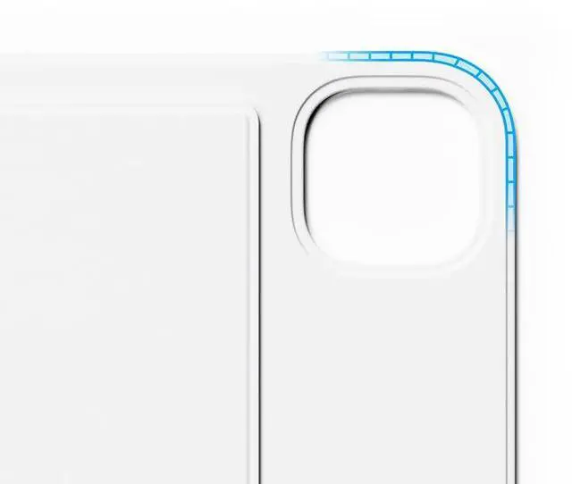 Alt view image 5 of 5 - EISSCCE Magnetic Case for 2024 11" iPad Pro, Tablet Wall Mount Magnetic adsorption,PU Leather Pouch Case with muilt Using Modes, Support 2nd Gen Pencil Charging,White