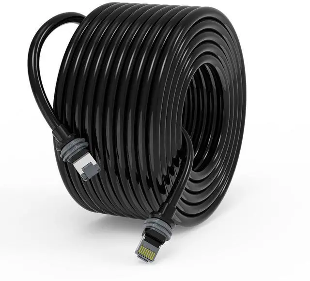 Main image of Fanktoo 32.8FT/ 10M Starlink Gen 3 Cable for Star Link Generation 3 V3/ Mini, Replacement Extension Starlink Ethernet Cable Waterproof (Black)