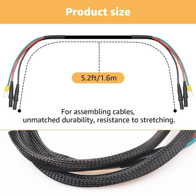 Alt view image 4 of 5 - Hodeoo Generator Parallel Cables for Honda EU1000i,EU2000i, EU2000i Companion, EU2200i, EU3000i Handi Power Equipment Cables - Replaces 08E93-HPK123HI
