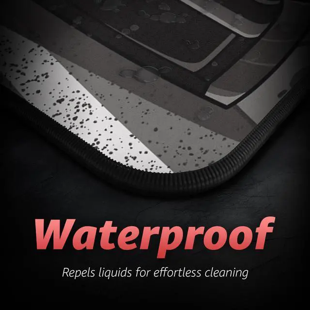 Alt view image 4 of 5 - Hystar® Extended Gaming Mouse Pad | XXL 36" x 16" | 5mm Thick, Waterproof Surface, Smooth Polyester Fabric, and Natural Rubber Base | Drift