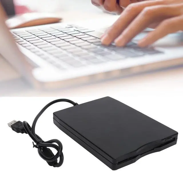 Alt view image 2 of 5 - Leapiture Floppy Disk Drive, 3.5 Inch USB Floppy Disk Drive External Floppy Disk Reader Portable 1.44MB FDD for Laptops Desktops