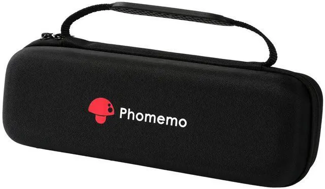 Alt view image 3 of 5 - Phomemo M834 Portable Printer & 1 Black Carrying Storage Box, Wireless Bluetooth Thermal Printer, Compatible with iOS, Android & PC, Inkless Mobile Printer for Travel, Office, School