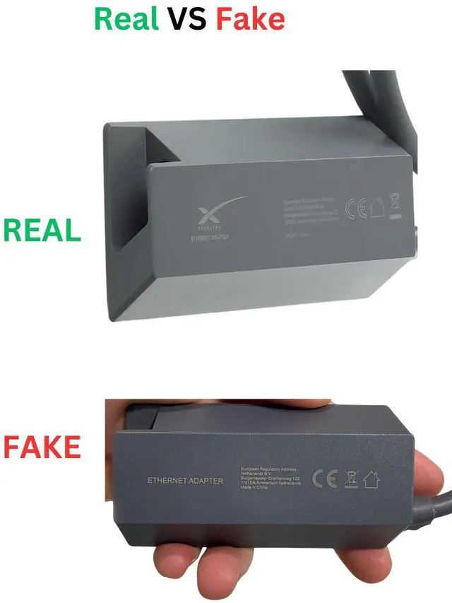 Alt view image 2 of 5 - [OEM] Starlink Ethernet Adapter for Starlink Gen 2 - Ethernet Adapter Gen 2 - Up to 1 Gbps, Third-Party Router Integration