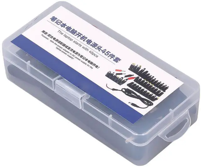 Alt view image 5 of 5 - 45Pcs Laptop DC Power Adapter Kits Universal Supply Charger Adapter Connector Power Supply Plug 5.5 x 2.1mm Female Base
