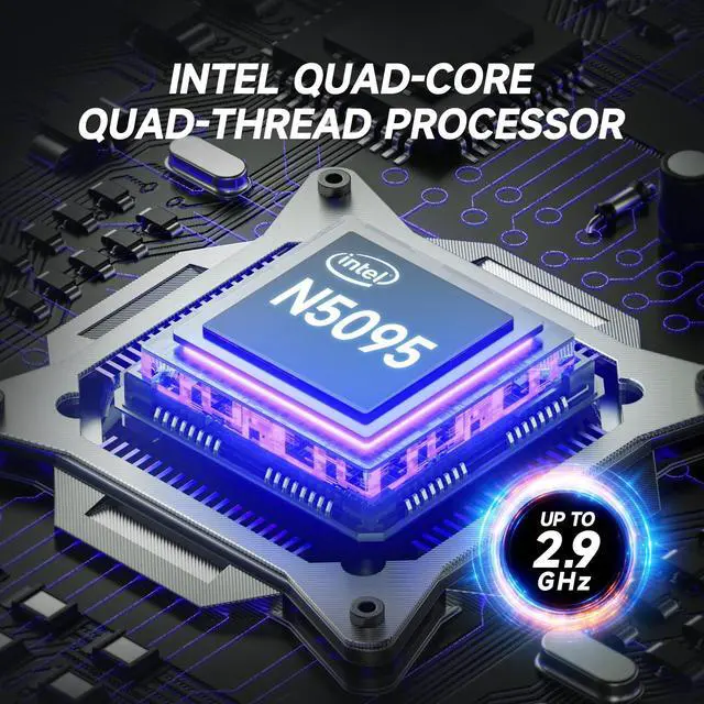 Alt view image 2 of 5 - XYPLOXZ 15.6 inch Laptop, FHD IPS 1920x1080 Screen, RAM 8GB SSD 256GB, Celeron N5095, Backlit Keyboard, WiFi, USB 3.0, Webcam, HDMI, Ultral Light Laptop for Students and Business.(DDR 8GB| SSD 256GB)