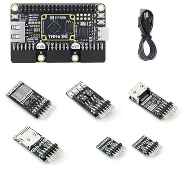 Main image of youyeetoo Sipeed Tang Primer 25K Dock FPGA Development Board MCU, RISCV, Modularisation, Gowin GW5A, PMOD SDRAM, 23K LUT4, MIPI 2.5Gbps (25K Pmod Paket)