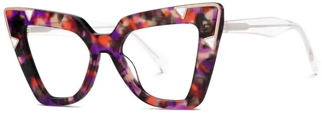 Alt view image 2 of 5 - Zeelool Cat Eye Glasses for Women Blue Light Blocking Glasses Anti Eyestrain Glasses Pedley ZJGX581550-02 Tortoise