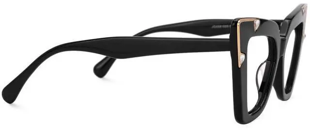 Alt view image 5 of 5 - Zeelool Cat Eye Glasses for Women Blue Light Blocking Glasses Anti Eyestrain Glasses Pedley ZJGX581550-01 Black