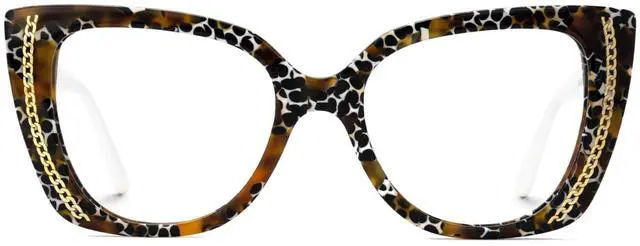 Zeelool Cat Eye Floral Glasses Zeelool Reeves ZOP02129 Floral