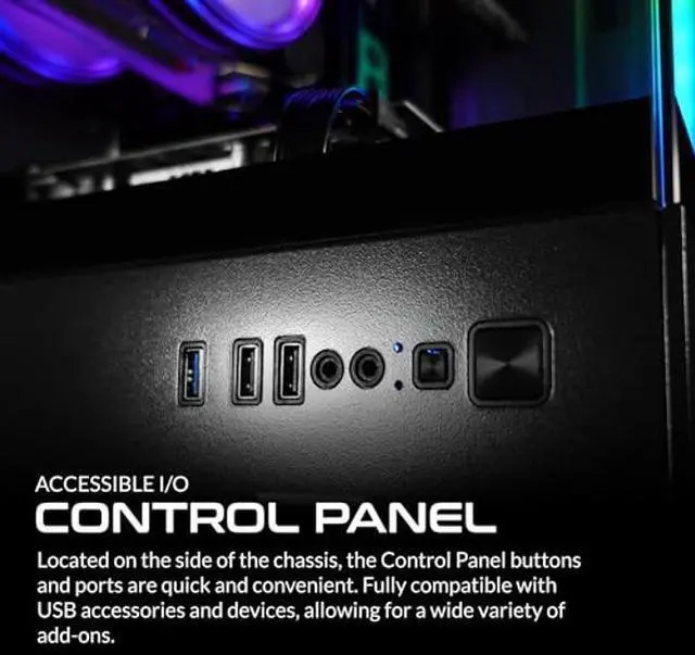 Alt view image 5 of 5 - SAAV X1 Prebuilt Gaming PC Desktop - Intel Core i5 3.4GHz, 16GB RAM, GEFORCE GTX 750 GDDR5 GPU, 512GB NVME SSD, WiFi 6, Bluetooth, Win 10, Mouse Keyboard, PC Gaming Computer Desktop, 1-Year Warranty