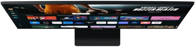 Alt view image 3 of 5 - SAMSUNG 43-Inch M7 (M70D) Series 4K UHD Smart Monitor, Speakers, HDR10, USB-C, Multiple Ports, Gaming Hub, SolarCell Remote, Vision Accessibility Tools, LS43DM702UNXGO, 2024, Black