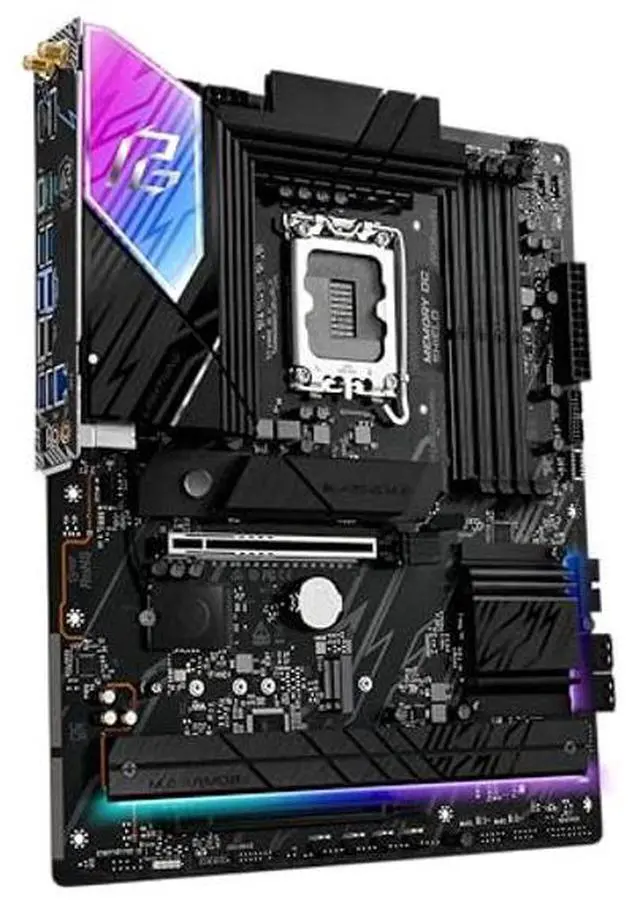 Alt view image 5 of 5 - ASRock Phantom Gaming B860 Lightning WiFi 6E Intel Core Ultra LGA1851 DDR5 8933 MHz 256GB M.2 ATX Motherboard Thunderbolt SATA3 6.0 Gb/s PCIe 5.0