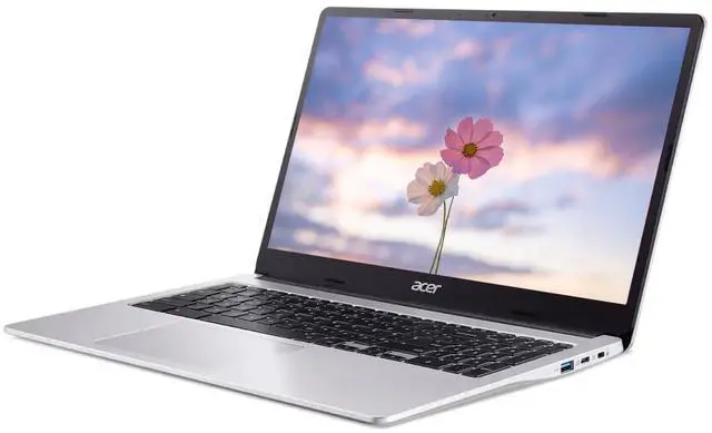 Alt view image 3 of 5 - acer Chromebook 315 15.6" HD Laptop for Home & Students, Intel Pentium N6000, 4GB RAM 384GB Storage(128GB eMMC+256GB SD Card), Wi-Fi 6, Numeric Keypad, 2 x Display Port, Type-C, Chrome OS, w/Battery