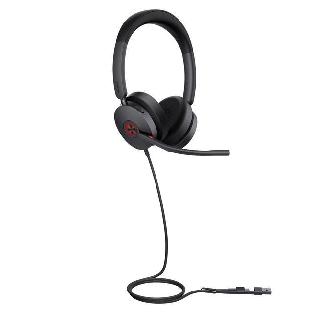 Headphones Wired High Quality USB Computer Noise Cancelling