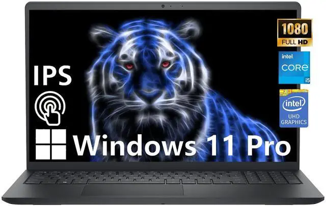 Main image of Dell Inspiron 15 3520 15.6" FHD Laptop, Intel Core i7-1255U Processor, 32GB RAM,1TB SSD, SD Card Reader, WiFi, Bluetooth, Webcam, Win 11 Home, Alpacatec Accessories, Carbon Black