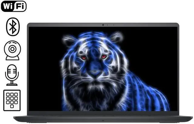 Alt view image 3 of 5 - Dell Inspiron 15 3520 15.6" FHD Laptop, Intel Core i7-1255U Processor, 32GB RAM,1TB SSD, SD Card Reader, WiFi, Bluetooth, Webcam, Win 11 Home, Alpacatec Accessories, Carbon Black