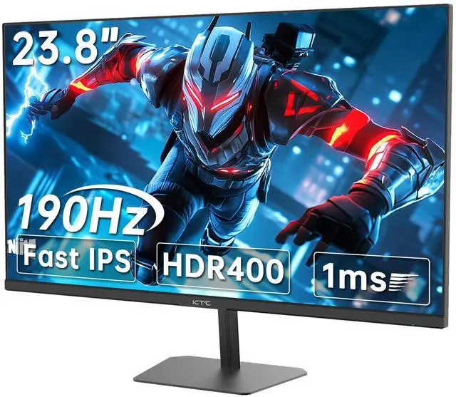 Main image of KTC 24 inch 190Hz/180Hz Gaming Monitor,HDR 400 Fast IPS Screen,FHD 1080P Monitor, 133% sRGB,AdaptiveSync,1ms Response Time,HDMI *2&DP*1,Tilt Adjustable, Eye Care
