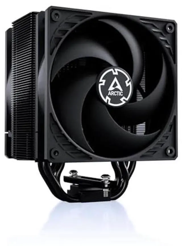 Main image of ARCTIC Freezer 36 (Black) - Single-Tower CPU Cooler with Push-Pull, Two Pressure-optimised 120 mm P Fans, Fluid Dynamic Bearing, 200-1800 RPM, 4 Heatpipes, incl. MX-6 Thermal Compound