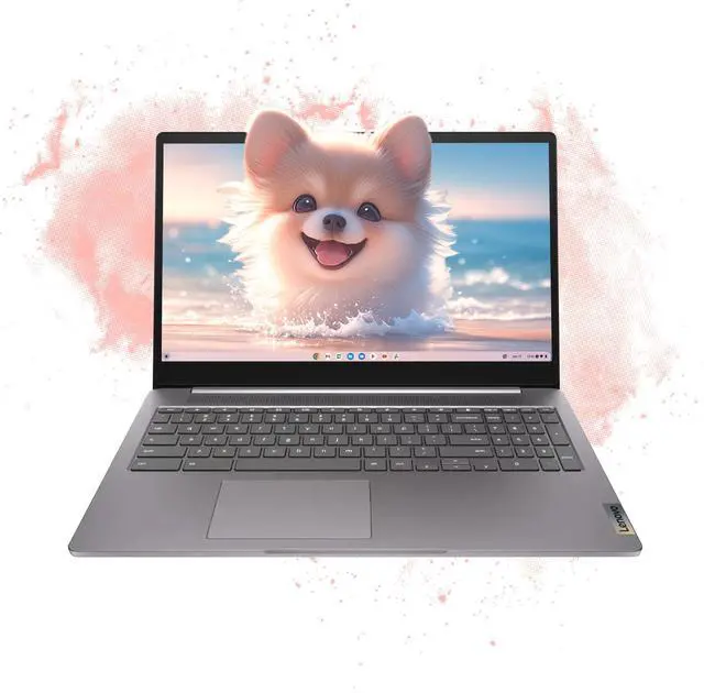 Main image of Lenovo 15.6"FHD Chromebook-Intel Quad-Core N4120(> N4020)4GB RAM,320GB Storage,(64GB eMMC+256GB SDCard),Home & Student Laptop,with Privacy camera,Wi-Fi6,HDMI1.4,Chrome OS,Long Battery Life,Artic Grey