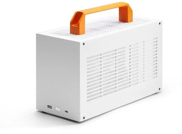 Main image of SGPC Itx Mini Case - New K49(Steel)/Upgraded Version of K55,Full-Size GPU Compatible,2 Handles,Vented Panel - 2 Steel & 1 Acrylic Side Panels / 7L Small Itx Case