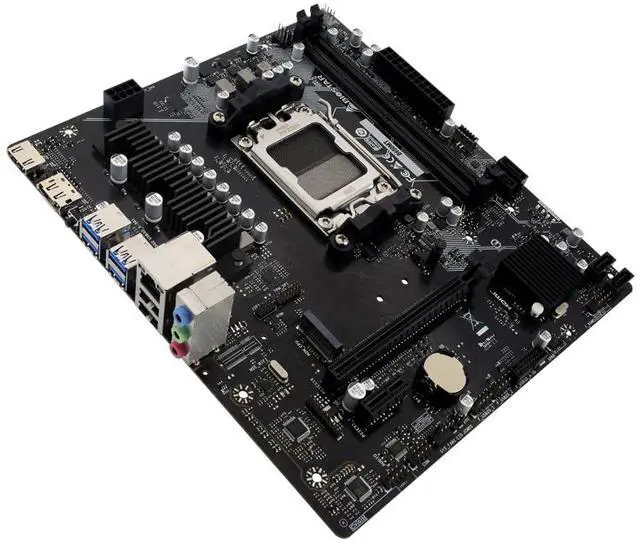 Alt view image 3 of 4 - AM5 Biostar B650MT Motherboard (M-ATX/DDR5/M.2/USB-C)