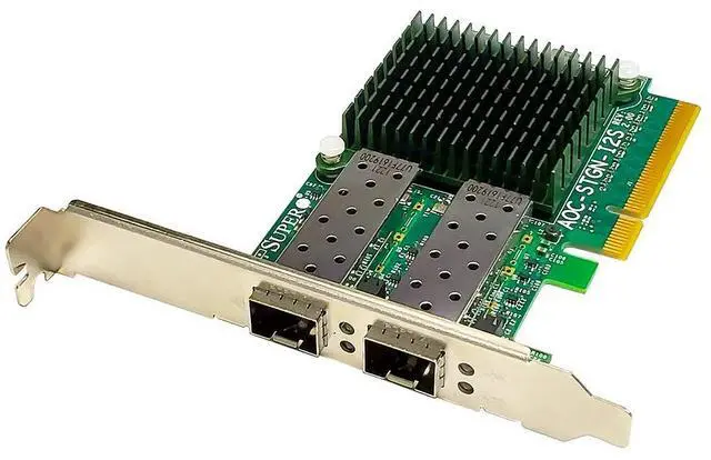 Main image of Supermicro The Ultimate Dual-Port 10 Gigabit Ethernet Controller with The Flexibility and S (AOC-STGN-I2S)
