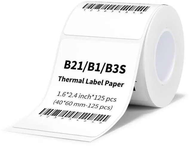 Alt view image 3 of 5 - NIIMBOT B21 Red Label Maker and 2 Rolls Tape Bundle