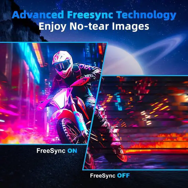 Alt view image 5 of 5 - FYHXele 27 inch Gaming Monitor 300Hz, QHD 1440P, 0.8ms Frameless, Ultra Slim Computer Monitor, Height/Pivot/Swivel/Tilt Adjustable Vertical Monitor, Support FreeSync, VESA, DP*2, HDMI*2
