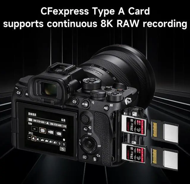 Alt view image 4 of 5 - DAJINGYU Professional 256GB CFexpress Type A Memory Card, Up to 900MB/s Read Speed & 800MB/s Write Speed for 4K 120P 8K 30P Recording Video/Photo Compatible with Sony FX Cameras