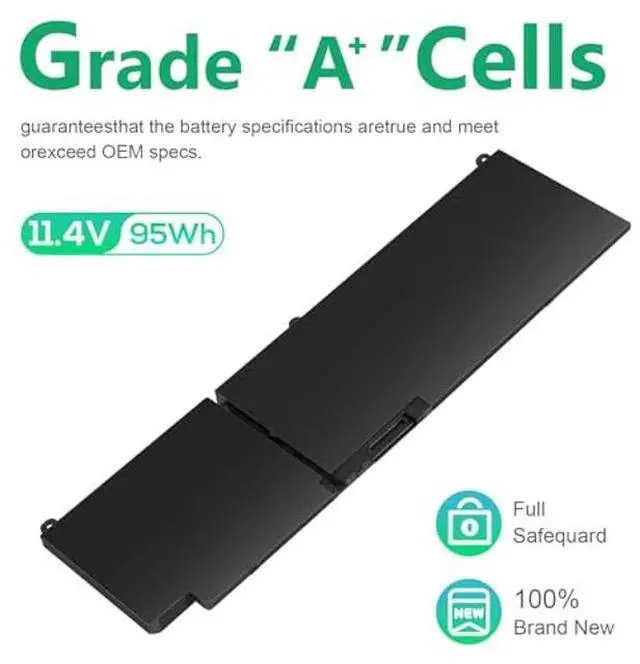 Alt view image 5 of 5 - ASUNCELL PKWVM 95Wh Battery Replacement for Dell Precision 7550 7750 7560 7760 / P44E P93F P44E001 P44E002 P93F001 P93F002 Series Laptop C903V 0C903V 0CR72X CR72X 068N03 0447VR 68ND3 453-BBCQ 11.4V