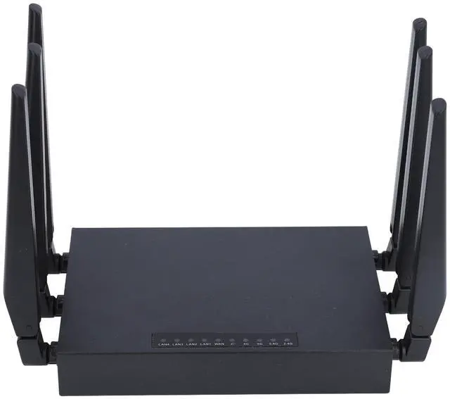 Main image of Dpofirs 5G CPE 6 Router for Middle East, Asia, Africa, WiFi6 1000Mbps Gigabit Ethernet Network, 8 Antennas, Plug and Play with SIM Card Slot, Supports up to 20 Users, Black