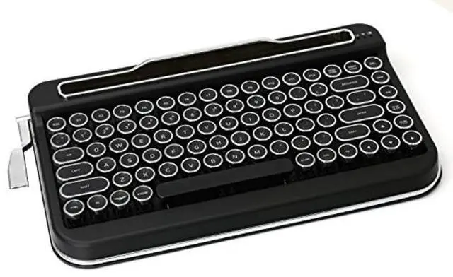 Main image of Penna Bluetooth Keyboard with Black Chrome Keycap(US Language) (Switch-Cherry Mx Brown, Matte Black)