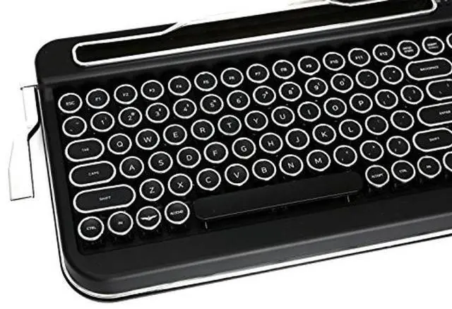 Alt view image 4 of 5 - Penna Bluetooth Keyboard with Black Chrome Keycap(US Language) (Switch-Cherry Mx Brown, Matte Black)