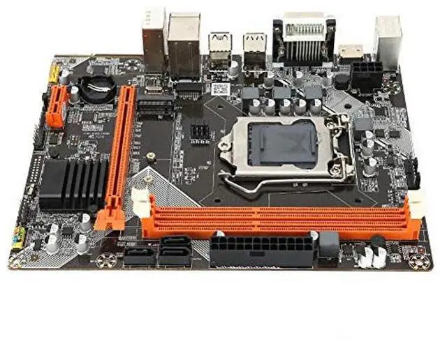 Alt view image 2 of 5 - Desktop Computer Motherboard, DDR3 1066/1333/1600MHz LGA 1155 PC Main Board Support NVME+NGFF Dual Mode Hard Disk+SATA, 6-Channel Sound Card