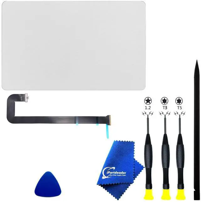 Main image of iPartsleader A2681 Trackpad Replacement for MacBook Air (Retina,13-inch,M2,2022) Force Touch Touchpad with Cable 661-26203 821-03871-A EMC 4074 (Silver)
