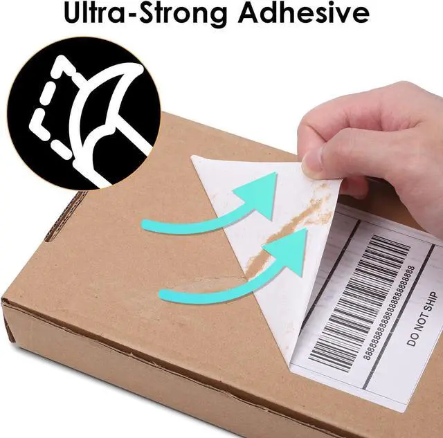 Alt view image 3 of 5 - 249BT Bluetooth Shipping Label Printer and 500Pcs 4x6 Roll Thermal Labels, Wireless Thermal Label Printer for Small Business, Thermal Printer for Shipping Labels