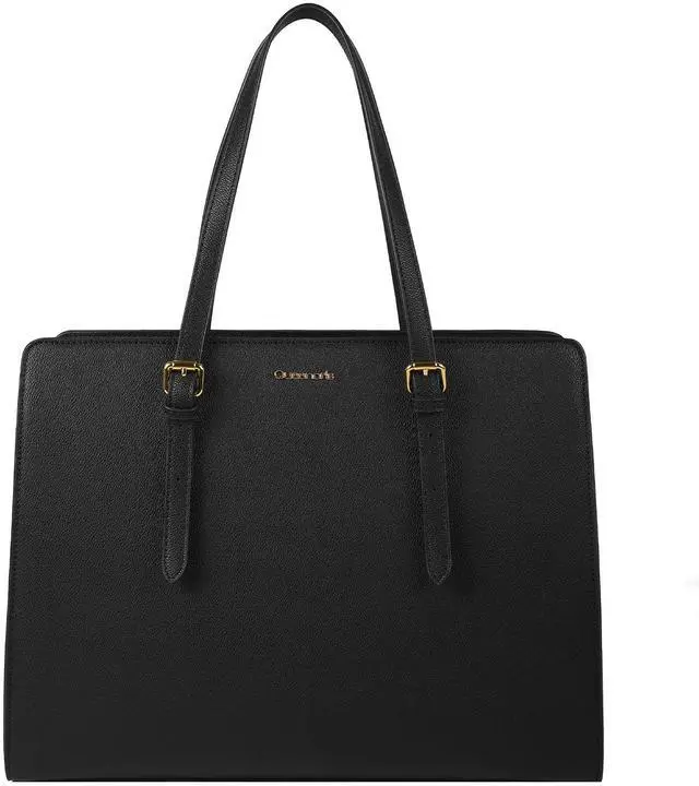 Alt view image 2 of 5 - Queenoris PVC Laptop Bag for Women 15.6 Inch Computer Bags Work Bag Business Teacher Office Tote bag Travel Briefcase